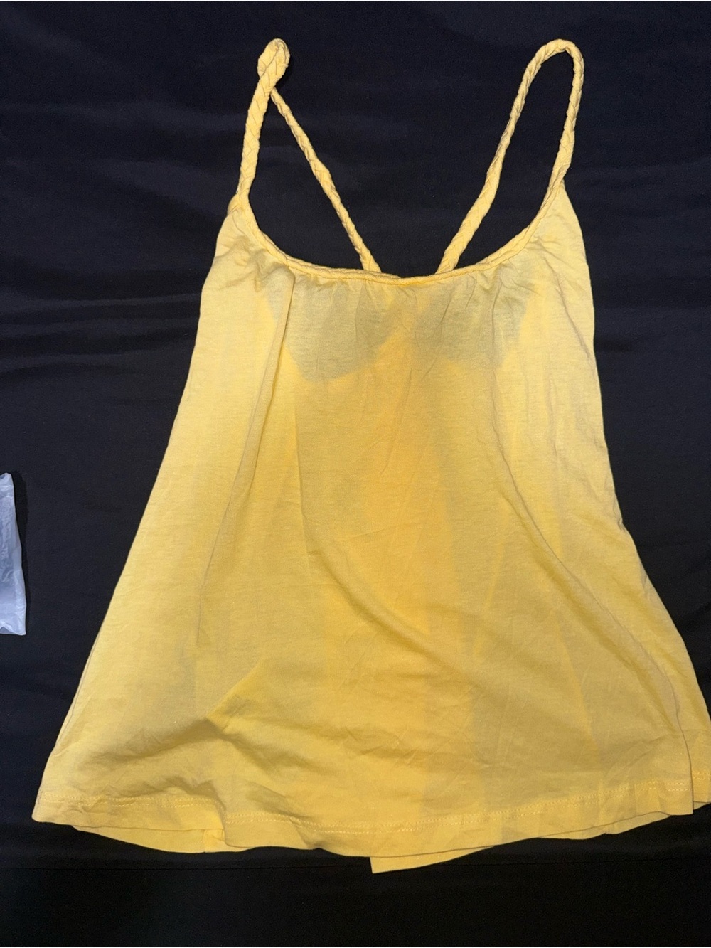 Yellow Women's Spaghetti Strap Tank Top